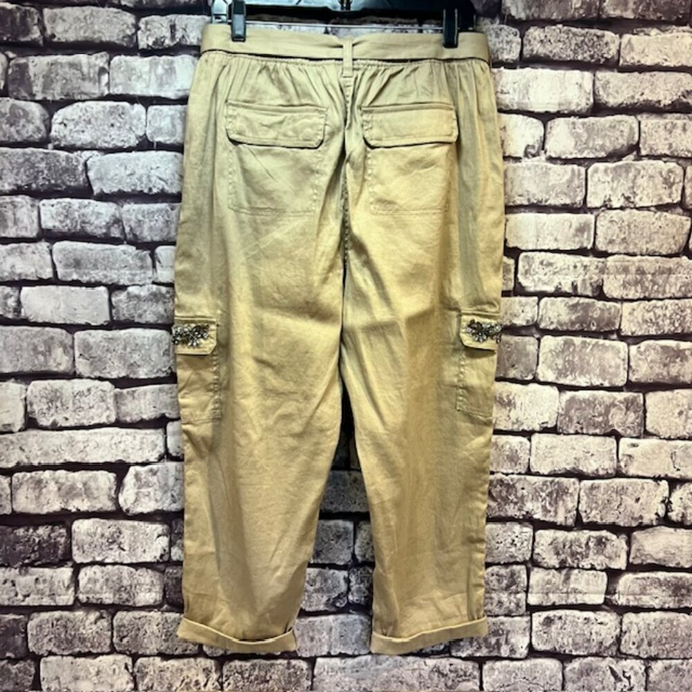 Chico's NWT Beige Crop Pants Size Large - Picture 6 of 10